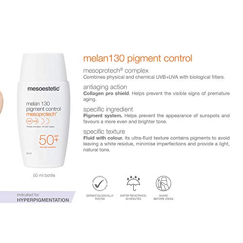 Kem chống nắng kiểm soát nám Mesoestetic Mesoprotech Melan 130+ Pigment Control 